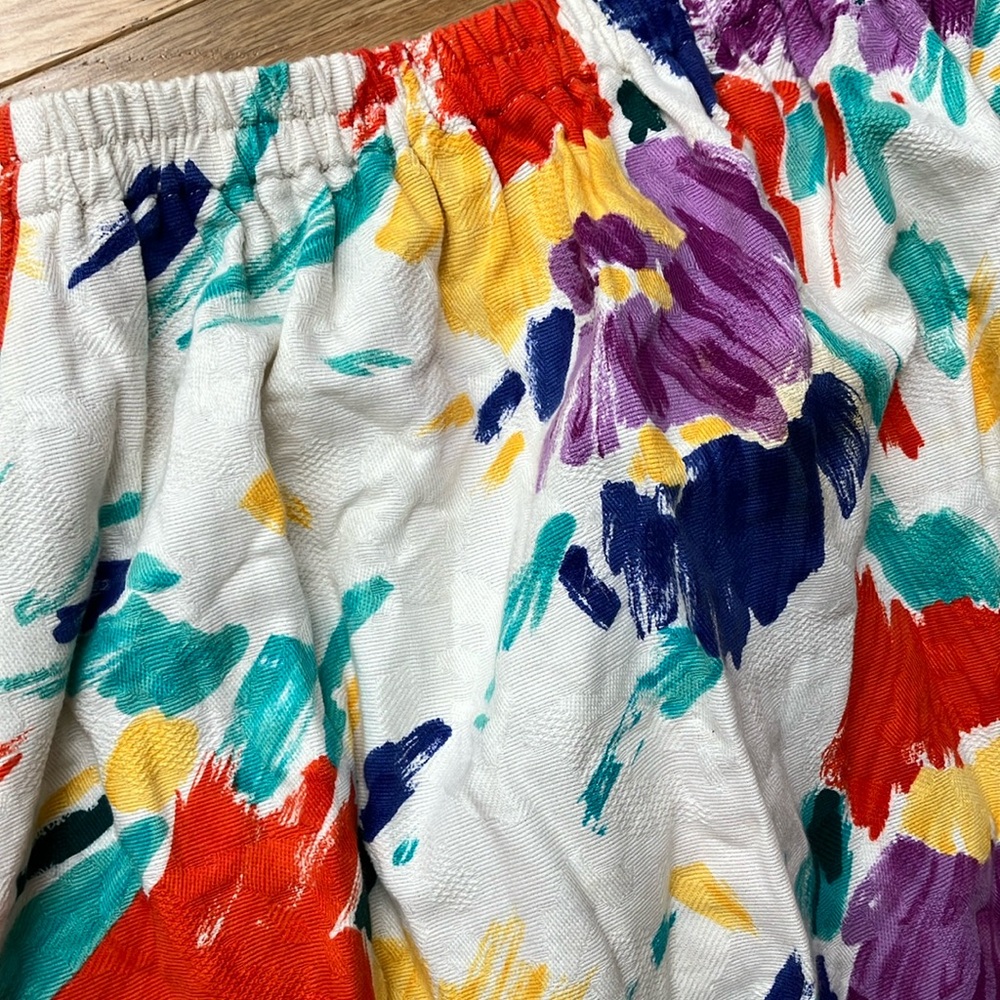 Handmade vintage plus painterly floral  Women's Skirt Set 1X - Picture 4 of 6